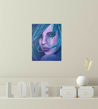 Load image into Gallery viewer, Original art celebrating the Divine Feminine, Female Empowerment, Sexuality, Sensuality & loving yourself by Kerry Sandhu Art