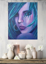 Load image into Gallery viewer, Original art celebrating the Divine Feminine, Female Empowerment, Sexuality, Sensuality & loving yourself by Kerry Sandhu Art