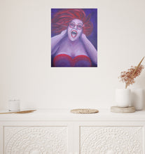 Load image into Gallery viewer, Original art celebrating the Divine Feminine, Female Empowerment, Sexuality, Sensuality & loving yourself by Kerry Sandhu Art