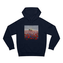 Load image into Gallery viewer, Hoodie 80/20 cotton/polyester anti-pill fleece, has a kangaroo pocket, sleeve cuff ribbing & is preshrunk by Kerry Sandhu Art