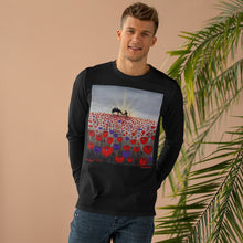 Load image into Gallery viewer, Regular fit crew neck, cuffed sleeves, elongated back. 100% preshrunk heavyweight cotton by Kerry Sandhu Art. 7 ANZAC designs