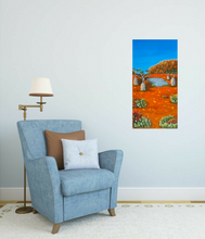 Load image into Gallery viewer, Original painting beautifully captures the uniqueness of the sacred Australian Outback landscape by Kerry Sandhu Art