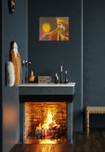 Load image into Gallery viewer, Original painting of an Aboriginal man playing the didgeridoo by Kerry Sandhu Art