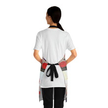 Load image into Gallery viewer, Apron - lightweight, silky finish 100% polyester, two front pockets. Many original artwork designs by Kerry Sandhu Art