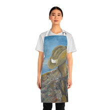 Load image into Gallery viewer, Apron - lightweight, silky finish 100% polyester, two front pockets. Many original artwork designs by Kerry Sandhu Art