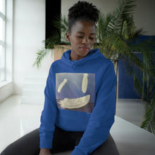 Load image into Gallery viewer, Hoodie 80/20 cotton/polyester anti-pill fleece, has a kangaroo pocket, sleeve cuff ribbing & is preshrunk by Kerry Sandhu Art
