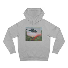 Load image into Gallery viewer, Hoodie 80/20 cotton/polyester anti-pill fleece, has a kangaroo pocket, sleeve cuff ribbing & is preshrunk by Kerry Sandhu Art