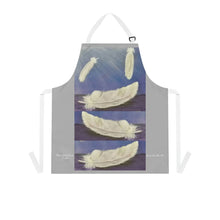 Load image into Gallery viewer, Apron - lightweight, silky finish 100% polyester, two front pockets. Many original artwork designs by Kerry Sandhu Art