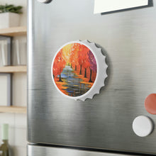 Load image into Gallery viewer, Plastic exterior w/ metallic bottom, magnetic back, 2 different opening mechanisms, matte finish. Art by Kerry Sandhu Art