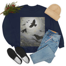 Load image into Gallery viewer, Sweatshirt 50/50 Cotton/Polyester, Medium-heavy fabric, Loose fit, true to size, Original art designs by Kerry Sandhu Art