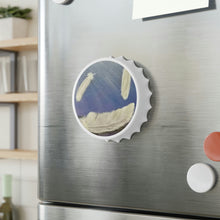 Load image into Gallery viewer, Plastic exterior w/ metallic bottom, magnetic back, 2 different opening mechanisms, matte finish. Art by Kerry Sandhu Art