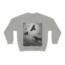Load image into Gallery viewer, Sweatshirt 50/50 Cotton/Polyester, Medium-heavy fabric, Loose fit, true to size, Original art designs by Kerry Sandhu Art