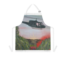 Load image into Gallery viewer, Apron - lightweight, silky finish 100% polyester, two front pockets. Many original artwork designs by Kerry Sandhu Art