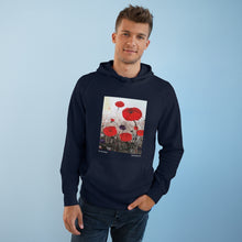 Load image into Gallery viewer, Hoodie 80/20 cotton/polyester anti-pill fleece, has a kangaroo pocket, sleeve cuff ribbing & is preshrunk by Kerry Sandhu Art