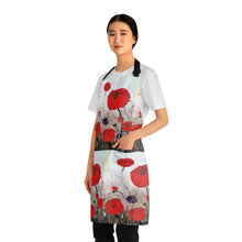 Load image into Gallery viewer, Apron - lightweight, silky finish 100% polyester, two front pockets. Many original artwork designs by Kerry Sandhu Art