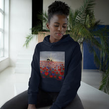 Load image into Gallery viewer, Hoodie 80/20 cotton/polyester anti-pill fleece, has a kangaroo pocket, sleeve cuff ribbing & is preshrunk by Kerry Sandhu Art
