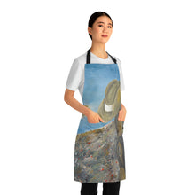 Load image into Gallery viewer, Apron - lightweight, silky finish 100% polyester, two front pockets. Many original artwork designs by Kerry Sandhu Art