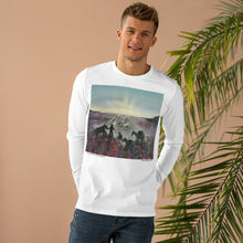Load image into Gallery viewer, Regular fit crew neck, cuffed sleeves, elongated back. 100% preshrunk heavyweight cotton by Kerry Sandhu Art. 7 ANZAC designs