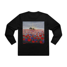 Load image into Gallery viewer, Regular fit crew neck, cuffed sleeves, elongated back. 100% preshrunk heavyweight cotton by Kerry Sandhu Art. 7 ANZAC designs