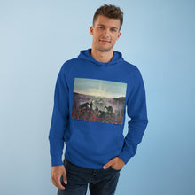 Load image into Gallery viewer, Hoodie 80/20 cotton/polyester anti-pill fleece, has a kangaroo pocket, sleeve cuff ribbing & is preshrunk by Kerry Sandhu Art