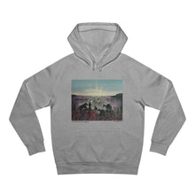 Load image into Gallery viewer, Hoodie 80/20 cotton/polyester anti-pill fleece, has a kangaroo pocket, sleeve cuff ribbing & is preshrunk by Kerry Sandhu Art
