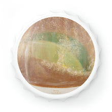 Load image into Gallery viewer, Plastic exterior w/ metallic bottom, magnetic back, 2 different opening mechanisms, matte finish. Art by Kerry Sandhu Art