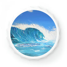 Load image into Gallery viewer, Plastic exterior w/ metallic bottom, magnetic back, 2 different opening mechanisms, matte finish. Art by Kerry Sandhu Art
