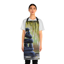 Load image into Gallery viewer, Apron - lightweight, silky finish 100% polyester, two front pockets. Many original artwork designs by Kerry Sandhu Art