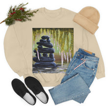 Load image into Gallery viewer, Sweatshirt 50/50 Cotton/Polyester, Medium-heavy fabric, Loose fit, true to size, Original art designs by Kerry Sandhu Art