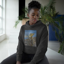 Load image into Gallery viewer, Hoodie 80/20 cotton/polyester anti-pill fleece, has a kangaroo pocket, sleeve cuff ribbing & is preshrunk by Kerry Sandhu Art