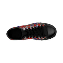 Load image into Gallery viewer, Extremely comfortable canvas sneakers with a high quality print are made to last and to impress by Kerry Sandhu Art