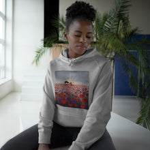 Load image into Gallery viewer, Hoodie 80/20 cotton/polyester anti-pill fleece, has a kangaroo pocket, sleeve cuff ribbing & is preshrunk by Kerry Sandhu Art
