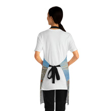 Load image into Gallery viewer, Apron - lightweight, silky finish 100% polyester, two front pockets. Many original artwork designs by Kerry Sandhu Art