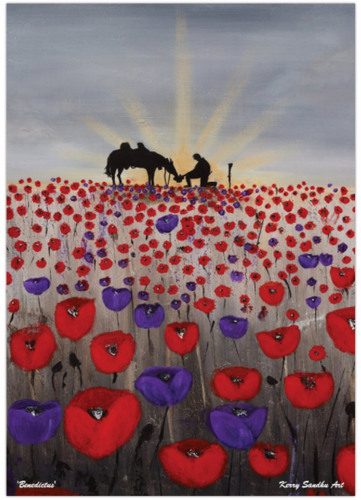 Original was painted ANZAC Day 2019. High quality 180gsm paper, smooth, glare-free matte finish by Kerry Sandhu Art. 2 sizes