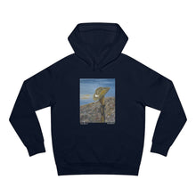 Load image into Gallery viewer, Hoodie 80/20 cotton/polyester anti-pill fleece, has a kangaroo pocket, sleeve cuff ribbing & is preshrunk by Kerry Sandhu Art