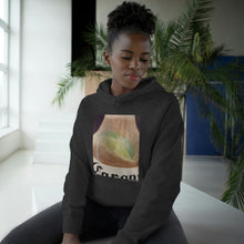Load image into Gallery viewer, Hoodie 80/20 cotton/polyester anti-pill fleece, has a kangaroo pocket, sleeve cuff ribbing & is preshrunk by Kerry Sandhu Art