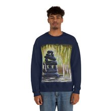 Load image into Gallery viewer, Sweatshirt 50/50 Cotton/Polyester, Medium-heavy fabric, Loose fit, true to size, Original art designs by Kerry Sandhu Art
