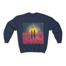 Load image into Gallery viewer, Sweatshirt 50/50 Cotton/Polyester, Medium-heavy fabric, Loose fit, true to size, Original art designs by Kerry Sandhu Art