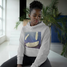 Load image into Gallery viewer, Hoodie 80/20 cotton/polyester anti-pill fleece, has a kangaroo pocket, sleeve cuff ribbing & is preshrunk by Kerry Sandhu Art