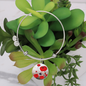 Original ANZAC Day artwork honouring past & present service personnel & animals s/steel bangle & charm by Kerry Sandhu Art