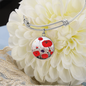Original ANZAC Day artwork honouring past & present service personnel & animals s/steel bangle & charm by Kerry Sandhu Art