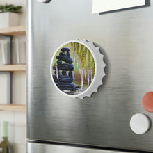 Load image into Gallery viewer, Plastic exterior w/ metallic bottom, magnetic back, 2 different opening mechanisms, matte finish. Art by Kerry Sandhu Art