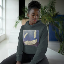 Load image into Gallery viewer, Hoodie 80/20 cotton/polyester anti-pill fleece, has a kangaroo pocket, sleeve cuff ribbing & is preshrunk by Kerry Sandhu Art