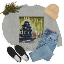 Load image into Gallery viewer, Sweatshirt 50/50 Cotton/Polyester, Medium-heavy fabric, Loose fit, true to size, Original art designs by Kerry Sandhu Art