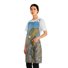 Load image into Gallery viewer, Apron - lightweight, silky finish 100% polyester, two front pockets. Many original artwork designs by Kerry Sandhu Art