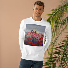 Load image into Gallery viewer, Regular fit crew neck, cuffed sleeves, elongated back. 100% preshrunk heavyweight cotton by Kerry Sandhu Art. 7 ANZAC designs