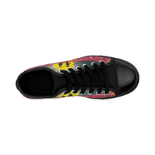 Load image into Gallery viewer, Extremely comfortable canvas sneakers with a high quality print are made to last and to impress by Kerry Sandhu Art