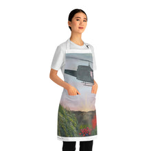 Load image into Gallery viewer, Apron - lightweight, silky finish 100% polyester, two front pockets. Many original artwork designs by Kerry Sandhu Art