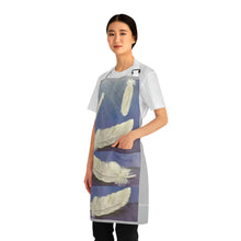 Load image into Gallery viewer, Apron - lightweight, silky finish 100% polyester, two front pockets. Many original artwork designs by Kerry Sandhu Art