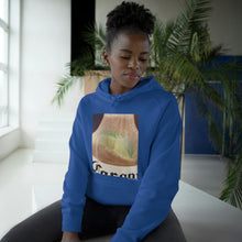 Load image into Gallery viewer, Hoodie 80/20 cotton/polyester anti-pill fleece, has a kangaroo pocket, sleeve cuff ribbing & is preshrunk by Kerry Sandhu Art